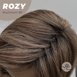JBEXTENSION 17 Inches Mushroom Brown Curly Women Fashion Full Machine Wig ROZY MUSHROOM BROWN【PLUS PERMATEASE】【BENDY EAR TABS】