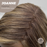 JBEXTENSION 11 Inches Hazelnut Pre-Cut Side Part Snowflake Lace Frontlace Glueless Wig JOANNE HAZELNUT【BENDY EAR TABS】