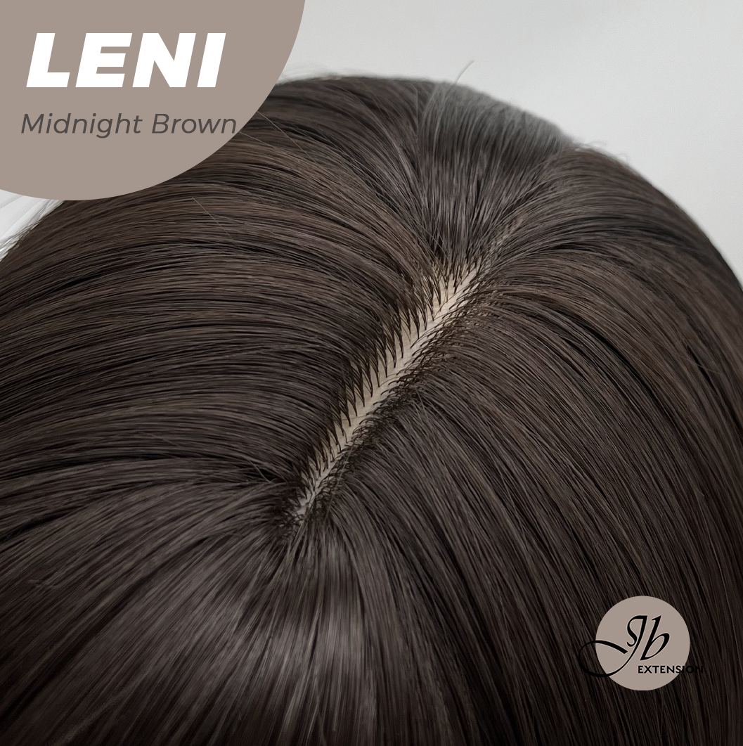 22 Inch Example JBEXTENSION 22 Inches Midnight Brown(Black/Brown) Fashion Wig with Ban ...