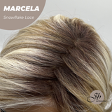 [PRE-ORDER] JBEXTENSION 15 Inches Blonde Pre-Cut Side Part Snowflake Lace Frontlace Glueless Wig MARCELA【BENDY EAR TABS】