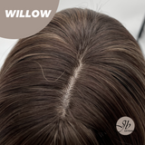 JBEXTENSION 22 Inches Chestnut Brown with Honey Blonde Highlights Wig WILLOW