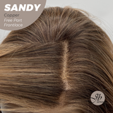 [PRE-ORDER] JBEXTENSION 24 Inches Copper Curly 13X6 Lace Free Part Frontlace Glueless Wig SANDY COPPER