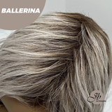 JBEXTENSION 18 Inches Wave Silver Wig with Dark Root Women Fashion Full Machine Wig BALLERINA【PERMATEASE】