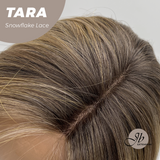 JBEXTENSION 12 Inches Shatush Mix Blonde Pre-Cut Side Part Snowflake Lace Frontlace Glueless Wig TARA SNOWFLAKE【BENDY EAR TABS】