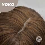 JBEXTENSION 10 Inches Short Copper Mocha Wig with Bangs YOKO
