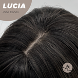 JBEXTENSION 21 Inches Natural Style Pine Cones Wig with Bangs LUCIA PINE CONES