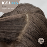 [PRE-ORDER] JBEXTENSION 22 Inches Brown Pre-Cut 13X6 Free Part Snowflake Lace Frontlace Glueless Wig KEL PRO - BROWN【BENDY EAR TABS】