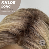 JBEXTENSION 18 Inches Panna Cotta Pre-Cut Snowflake Lace Frontlace Glueless Wig KHLOE LONG PANNA COTTA【PERMATEASE】