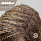 [PRE-ORDER] JBEXTENSION 16 Inches Hazelnut Curly Pre-Cut Side Part Snowflake Lace Frontlace Glueless Wig JESSICA HAZELNUT【BENDY EAR TABS】