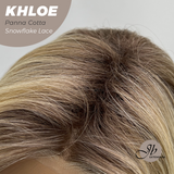JBEXTENSION 12 Inches Bob Cut Panna Cotta Pre-Cut Snowflake Lace Frontlace Glueless Wig KHLOE PANNA COTTA【PERMATEASE】