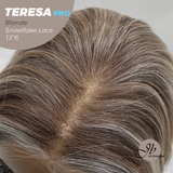 [PRE-ORDER] JBEXTENSION 18 Inches Blonde Pre-Cut 13X6 Free Part Snowflake Lace Frontlace Glueless Wig TERESA PRO - BLONDE【BENDY EAR TABS】