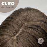JBEXTENSION Peluca marrón natural con corte Bob de 10 pulgadas y flequillo JOAN