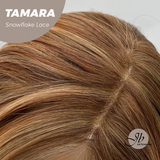 JBEXTENSION 10 Inches Sunset Blush Pre-Cut Side Part Snowflake Lace Frontlace Glueless Wig TAMARA【BENDY EAR TABS】