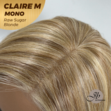 [PRE-ORDER] HOT OF SEASON - CLAIRE MONO RAW SUGAR BLONDE Partial Monofilament Wig 22 Inches Raw Sugar Blonde Partial Mono Lace Glueless Wig Claire Mono Raw Sugar Blonde