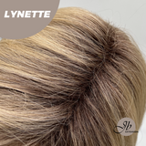 JBEXTENSION 14 Inches Honey Blonde Women Fashion Full Machine Wig LYNETTE【PLUS PERMATEASE】【BENDY EAR TABS】