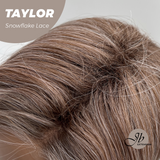 JBEXTENSION 18 Inches Apricot Pre-Cut Snowflake Lace Frontlace Glueless Wig TAYLOR【PERMATEASE】【BENDY EAR TABS】