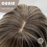 [PRE-ORDER] JBEXTENSION 22 Inches Scalpiana Long Wave Blonde Highlight 3.5X4 Hard Silky Top Natural Scalp Effect Wig with Bangs OSSIE BLONDE HIGHLIGHT
