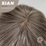 JBEXTENSION 16 Inches Blonde Wave Top Snowflake Lace Glueless Wig SIAN BLONDE【PERMATEASE】【BENDY EAR TABS】