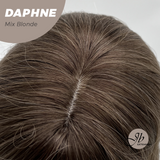 JBEXTENSION 29 Inches Long Body Wave Mix Blonde Wig With Bangs DAPHNE MIX BLONDE