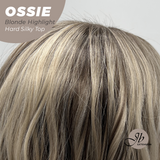[PRE-ORDER] JBEXTENSION 22 Inches Scalpiana Long Wave Blonde Highlight 3.5X4 Hard Silky Top Natural Scalp Effect Wig with Bangs OSSIE BLONDE HIGHLIGHT