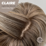 [PRE-ORDER] JBEXTENSION 22 Inches Scalpiana Light Mix Blonde 3.5X4 Hard Silky Top Natural Scalp Effect Women Wig With Bangs CLAIRE SILKY TOP LIGHT MIX BLONDE