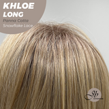 JBEXTENSION 18 Inches Panna Cotta Pre-Cut Snowflake Lace Frontlace Glueless Wig KHLOE LONG PANNA COTTA【PERMATEASE】