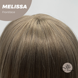 JBEXTENSION Peluca de encaje frontal para mujer de longitud media marrón de 22 pulgadas ROBY 150% de densidad