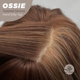 [PRE-ORDER] JBEXTENSION 22 Inches Scalpiana Long Wave Toasted Sienna 3.5X4 Hard Silky Top Natural Scalp Effect Wig with Bangs OSSIE