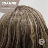 JBEXTENSION 11 Inches Hazelnut Pre-Cut Side Part Snowflake Lace Frontlace Glueless Wig JOANNE HAZELNUT【BENDY EAR TABS】