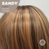 [PRE-ORDER] JBEXTENSION 24 Inches Copper Curly 13X6 Lace Free Part Frontlace Glueless Wig SANDY COPPER