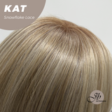 [PRE-ORDER] JBEXTENSION 20 Inches Mix Blonde Long Pre-Cut T Part Snowflake Lace Frontlace Glueless Wig KAT【BENDY EAR TABS】