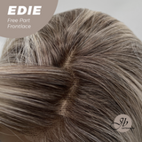 JBEXTENSION 16 Inches Light Blonde Fiber X, Tangle Less Pre-Cut Free Part Frontlace Glueless Wig EDIE【FIBER X】