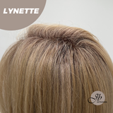 JBEXTENSION 14 Inches Honey Blonde Women Fashion Full Machine Wig LYNETTE【PLUS PERMATEASE】【BENDY EAR TABS】