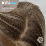 [PRE-ORDER] JBEXTENSION 22 Inches Hazelnut Blonde Highlight Pre-Cut 13X6 Free Part Snowflake Lace Frontlace Glueless Wig KEL PRO - HAZELNUT【BENDY EAR TABS】