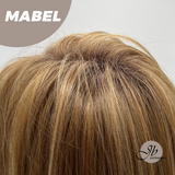 JBEXTENSION 8 Inches Dark Honey Blonde Women Fashion Full Machine Wig MABEL【PLUS PERMATEASE】【BENDY EAR TABS】