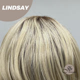 JBEXTENSION 18 Inches Curly Blonde Women Fashion Full Machine Wig LINDSAY【PERMATEASE】