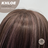 [PRE-ORDER] JBEXTENSION 12 Inches Bob Cut Camel Pink Pre-Cut Snowflake Lace Frontlace Glueless Wig KHLOE CAMEL PINK【PERMATEASE】【BENDY EAR TABS】- M/L