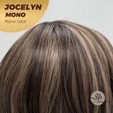 JBEXTENSION JOCELYN MONO Monofilament Handmade Wig 6X5 Full Monofilament Hand Tied Top Wig 11 Inches Pine Cones Mono Lace Wig with Anti-slip Silicone Strips Glueless Wig JOCELYN MONO【BENDY EAR TABS】