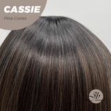 JBEXTENSION 19 Inches Long Pine Cones Wig with Bangs CASSIE PINE CONES