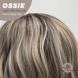[PRE-ORDER] JBEXTENSION 22 Inches Scalpiana Long Wave Light Mix Blonde 3.5X4 Hard Silky Top Natural Scalp Effect Wig with Bangs OSSIE LIGHT MIX BLONDE