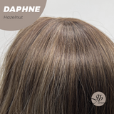 JBEXTENSION 29 Inches Long Body Wave Hazelnut Wig With Bangs DAPHNE HAZELNUT