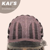 JBEXTENSION 18 Inches Pine Cones Pre-Cut Snowflake Lace Frontlace Glueless Wig KAI'S PINE CONES【PERMATEASE】【BENDY EAR TABS】