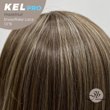 [PRE-ORDER] JBEXTENSION 22 Inches Hazelnut Blonde Highlight Pre-Cut 13X6 Free Part Snowflake Lace Frontlace Glueless Wig KEL PRO - HAZELNUT【BENDY EAR TABS】