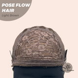 JBEXTENSION 18 Inches Light Brown Headband Wig POSE FLOW HAIR - LIGHT BROWN