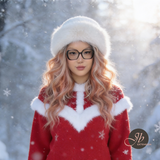 JBEXTENSION Women Hat - Winter Warmth Bucket Hat Fluffy Snow Hat Fuzzy Fisherman Cap Warm Cute 1Pcs