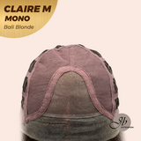 [PRE-ORDER] JBEXTENSION CLAIRE MONO Partial Monofilament Wig 22 Inches Bali Blonde Curly Partial Mono Lace Glueless Wig CLAIRE MONO BALI BLONDE【BENDY EAR TABS】