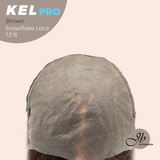 [PRE-ORDER] JBEXTENSION 22 Inches Brown Pre-Cut 13X6 Free Part Snowflake Lace Frontlace Glueless Wig KEL PRO - BROWN【BENDY EAR TABS】