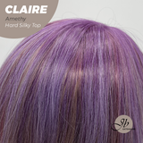 [PRE-ORDER] JBEXTENSION 22 Inches Scalpiana Amethy 3.5X4 Hard Silky Top Natural Scalp Effect Women Wig With Bangs CLAIRE SILKY TOP AMETHY