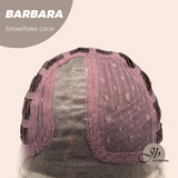 JBEXTENSION 12 Inches Blonde Curly Pre-Cut Side Part Snowflake Lace Frontlace Glueless Wig BARBARA【BENDY EAR TABS】