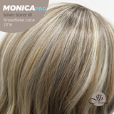 [PRE-ORDER] JBEXTENSION 16 Inches Silver Sand Blonde Pre-Cut 13X6 Free Part Snowflake Lace Frontlace Glueless Wig MONICA PRO - SILVER SAND BLONDE【BENDY EAR TABS】